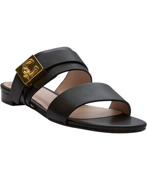 COCCINELLE C-ME LOCK COW FLAT SANDAL COW LEATHER