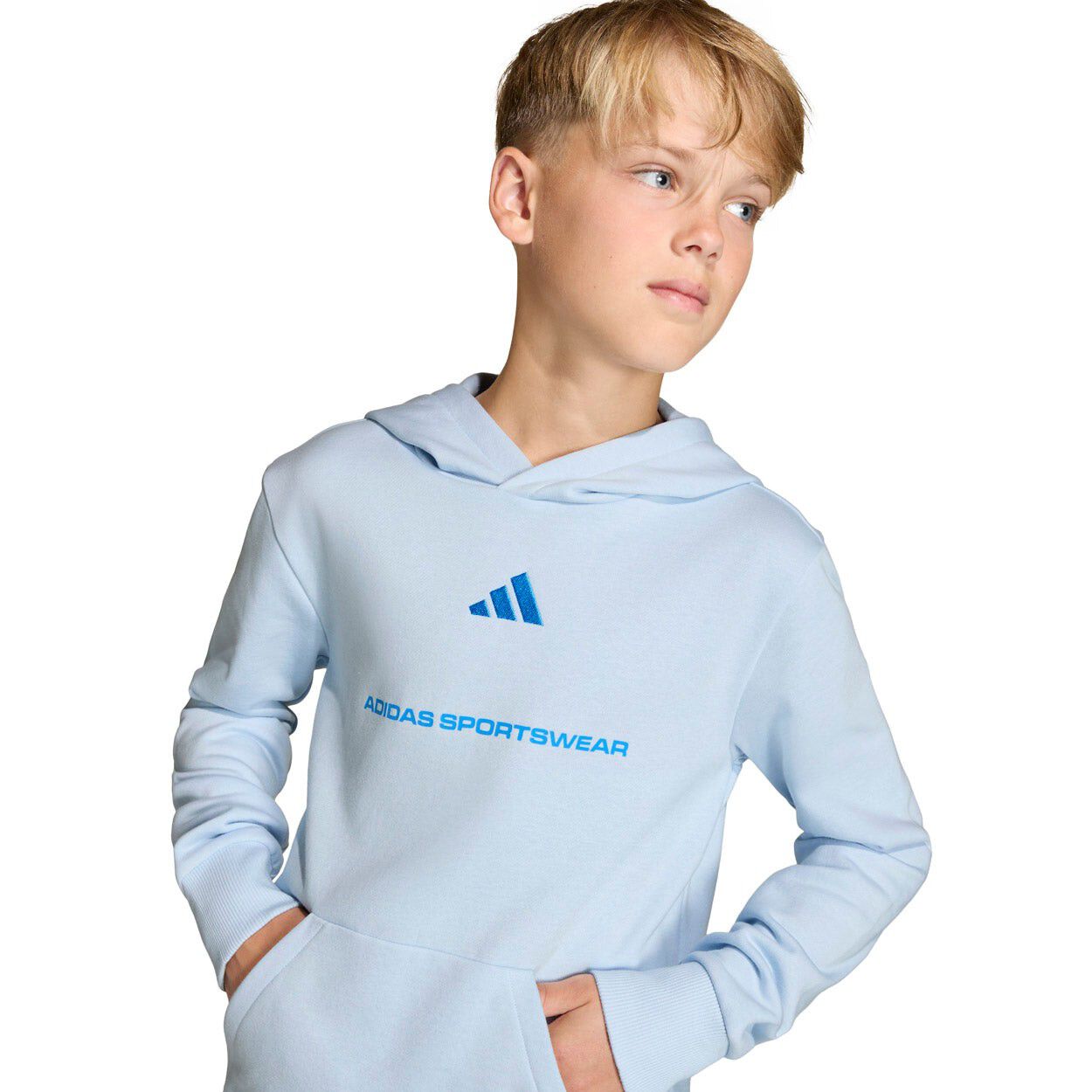 Slogan Fleece H&aelig;ttetr&oslash;je
