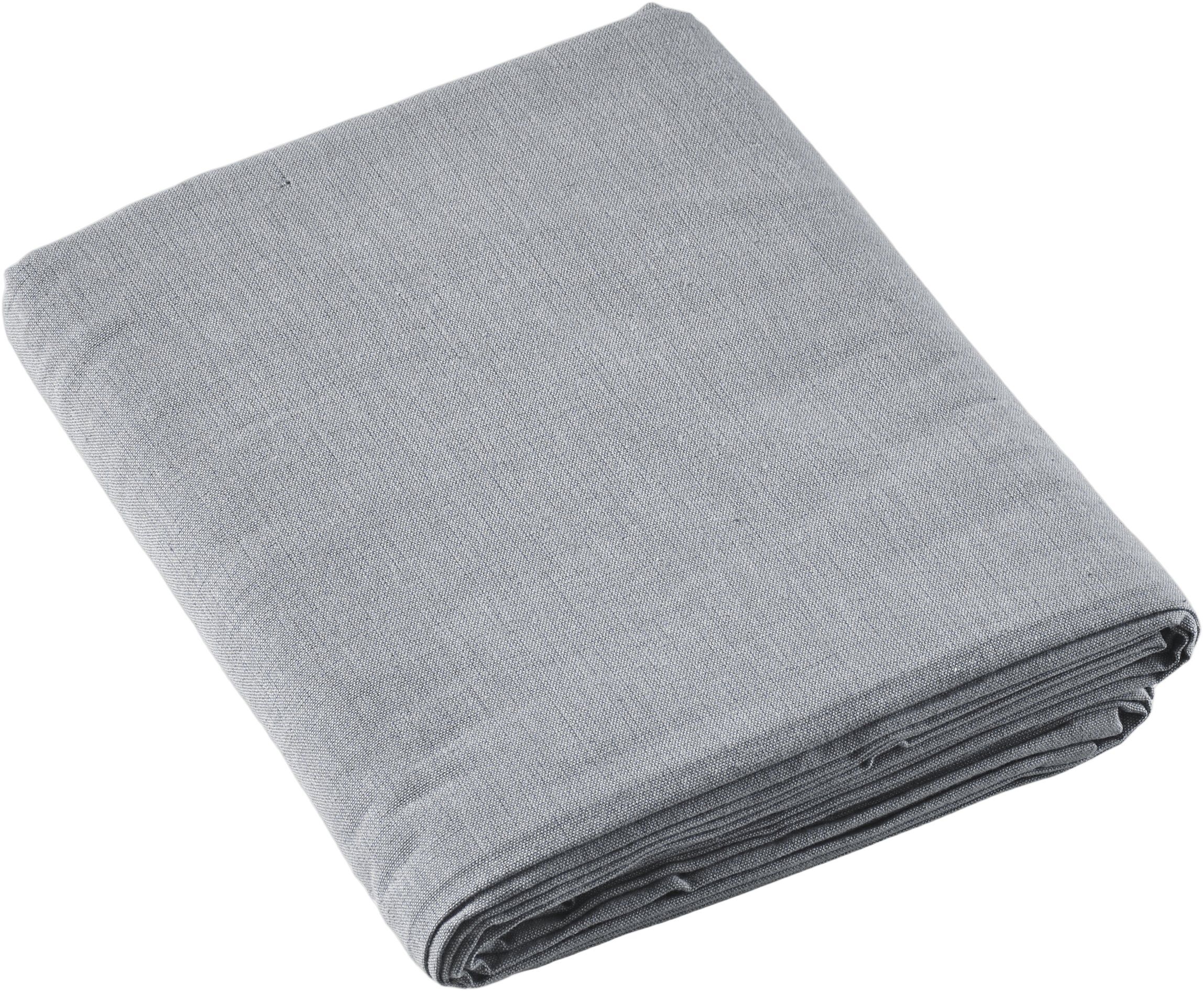 Dug 270 x 140 cm Lys gr&aring; 100% ny bomuld