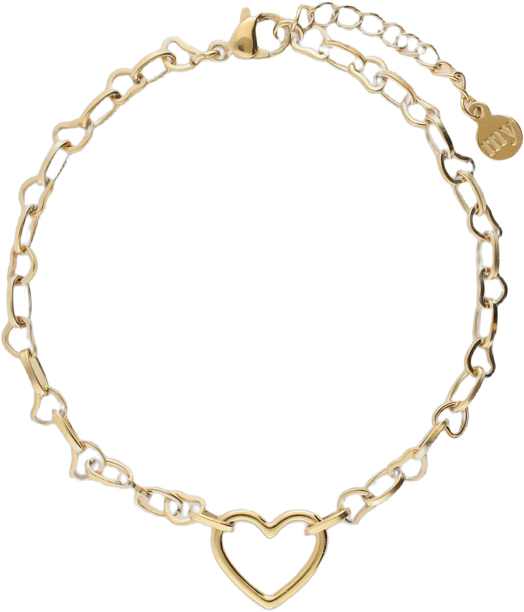 Bracelet heart chain