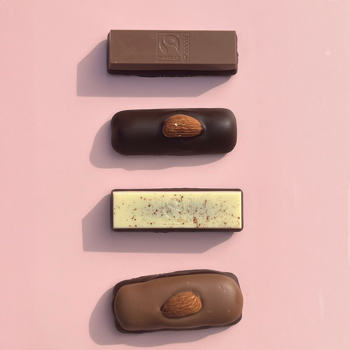 4 petit fours. Mix af de bedste