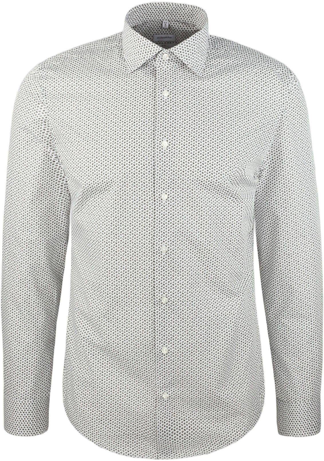 Business shirt Slim 1/1 Kent-Collar Print