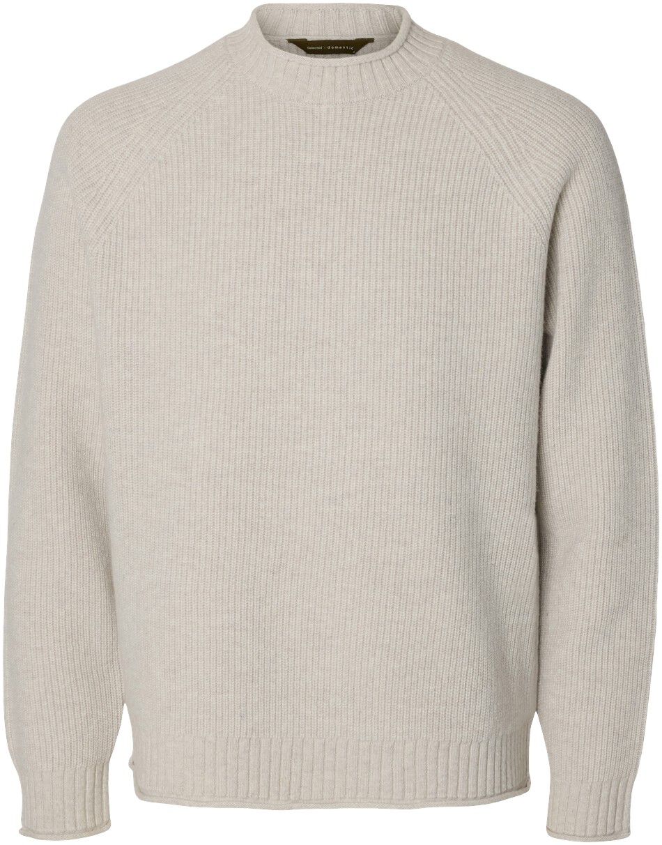 Slmdomestic Ls Knit Crew Neck