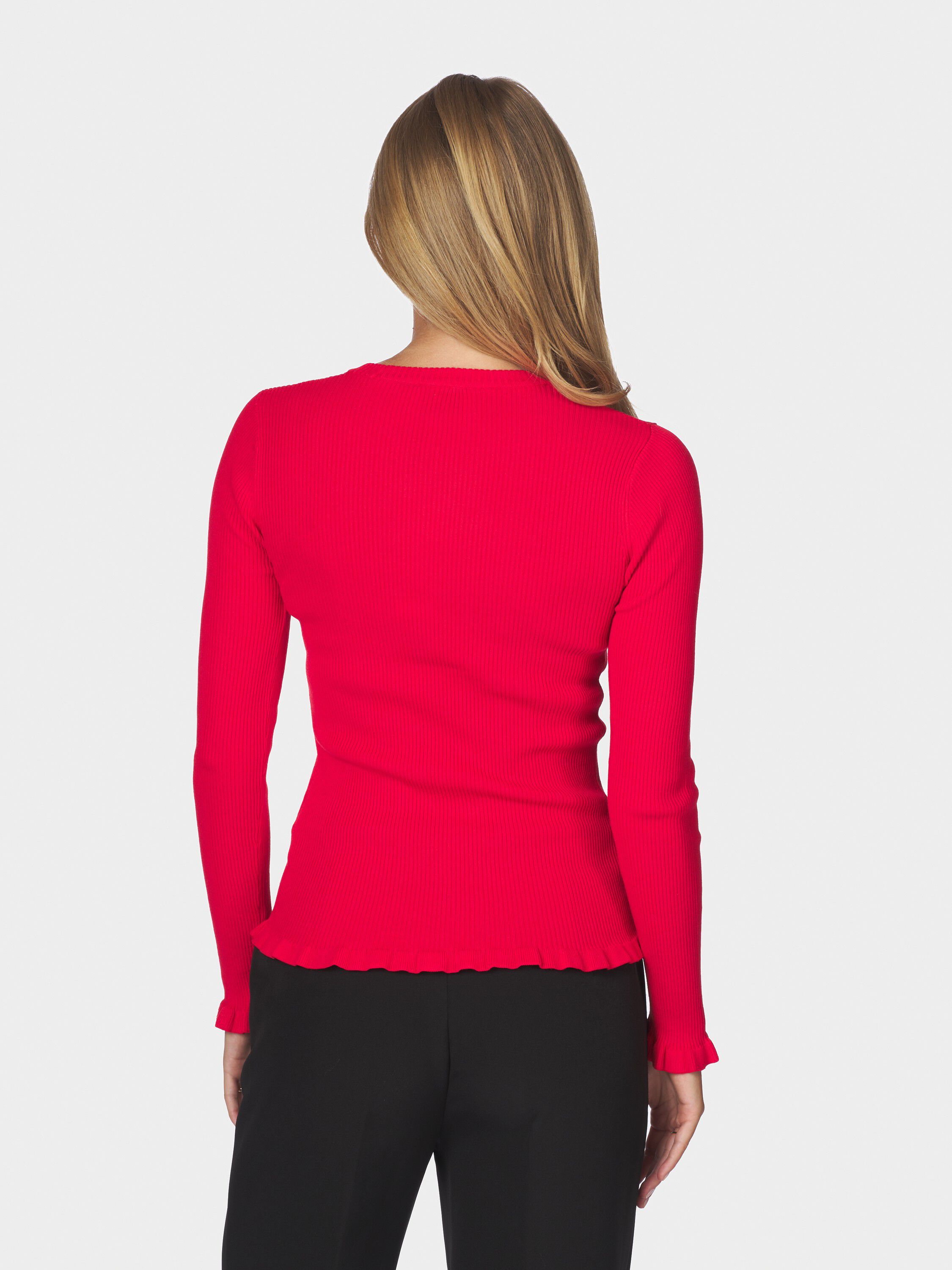 Nelle Solid Knit Blouse