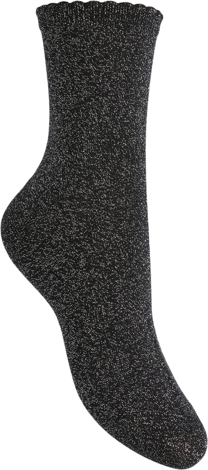 PCSEBBY GLITTER LONG 1 PACK SOCKS N