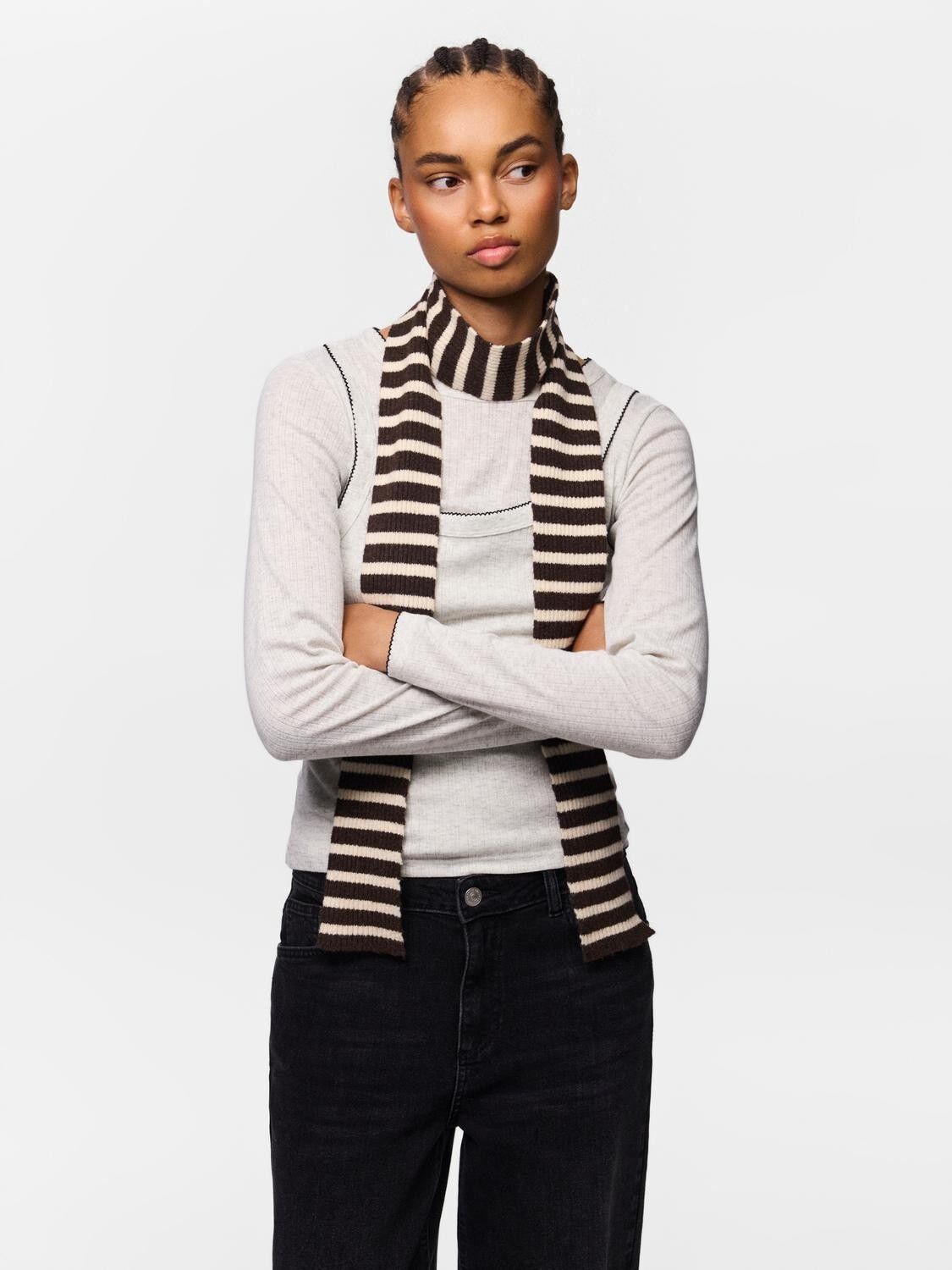 PCJAYA LONG NARROW SCARF BC