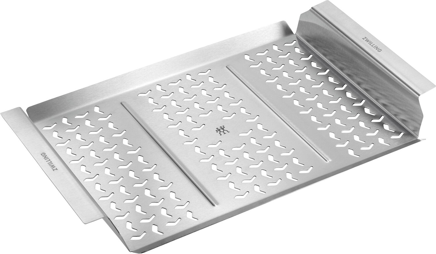 BBQ+ Grillkurv XL S&oslash;lv Rektangul&aelig;r