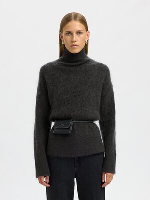 SLFMIRA MOHAIR LS KNIT HIGH-NECK