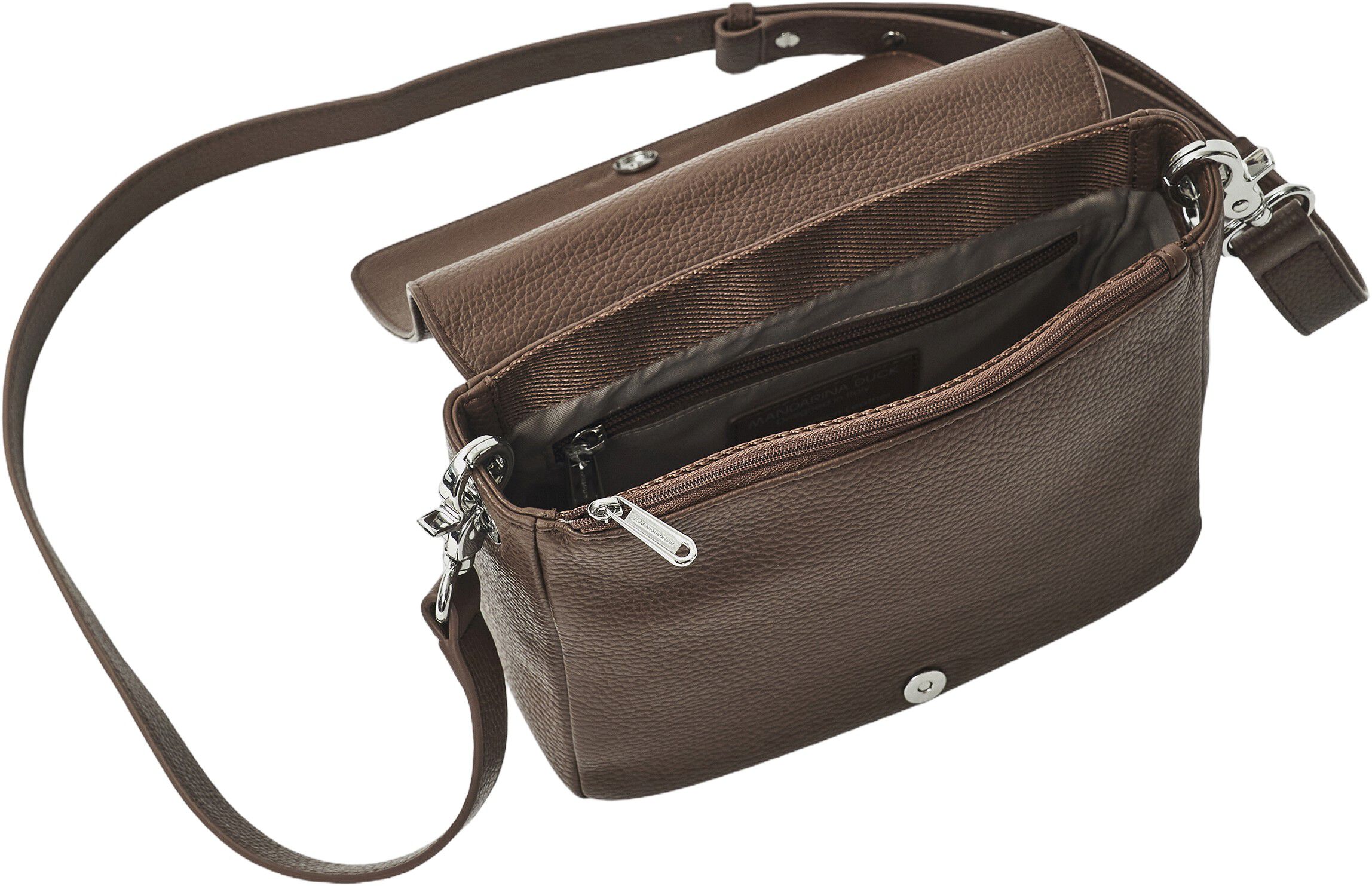 MELLOW LEATHER HUNTING BAG / MILK CHOCOLATE