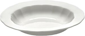 PASTA PLATE M 01 WHITE SILHOUETTE