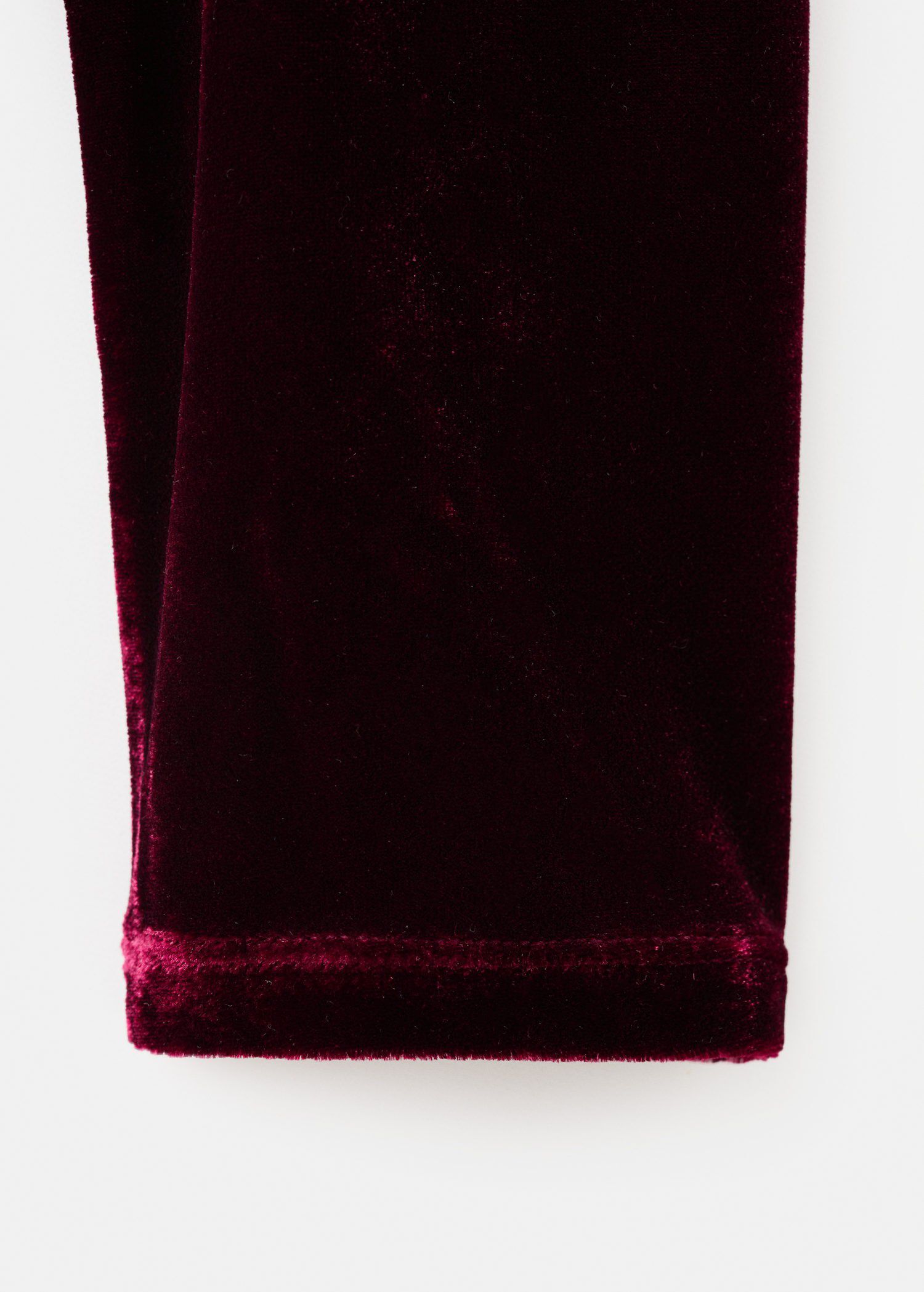 Velvet blouse with bows