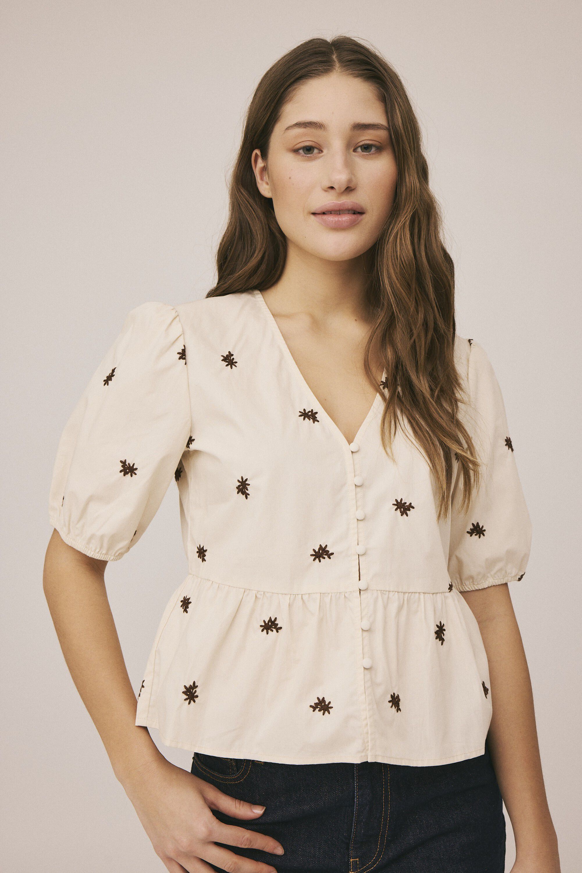 Kort&aelig;rmede bluser