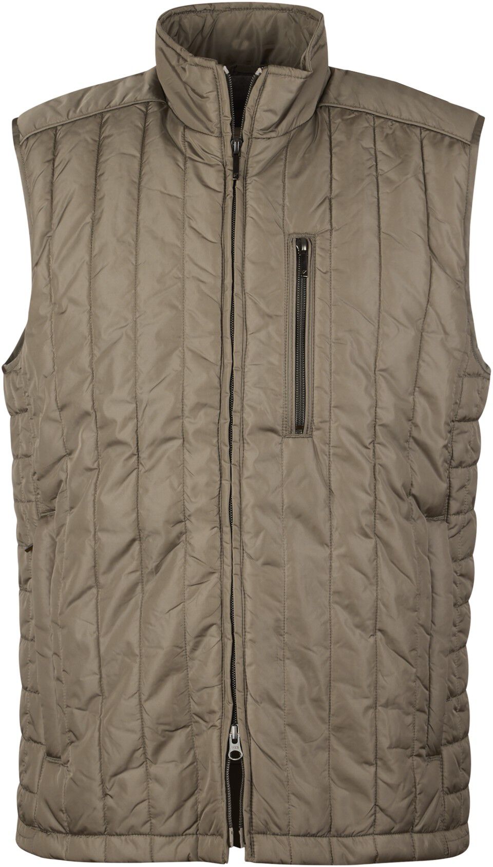Vest Quilted Zip Nylon