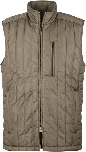 Vest Quilted Zip Nylon