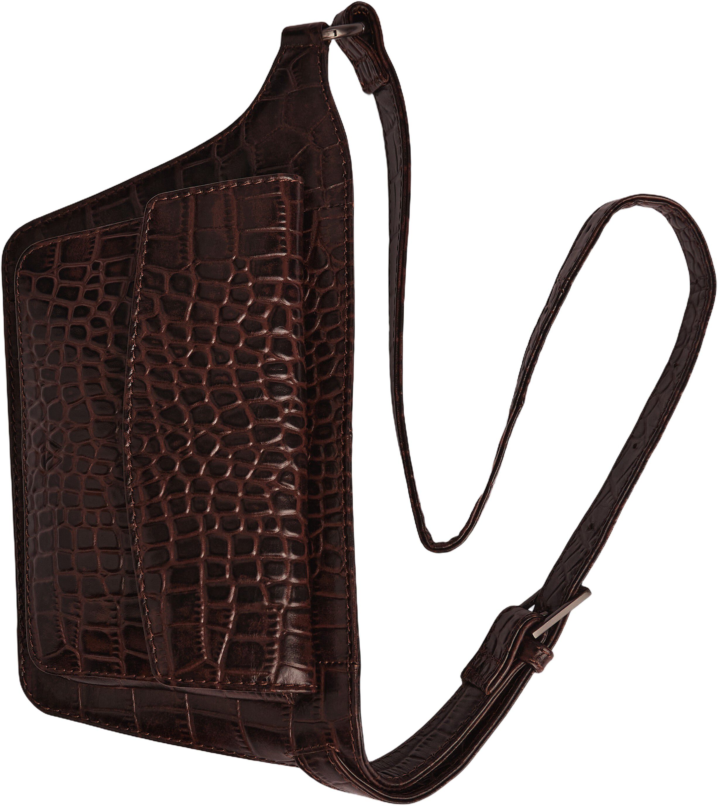 ZayaMBG Belt Bag, Croco