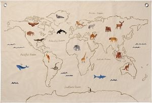 The World Textile Map - Off-white