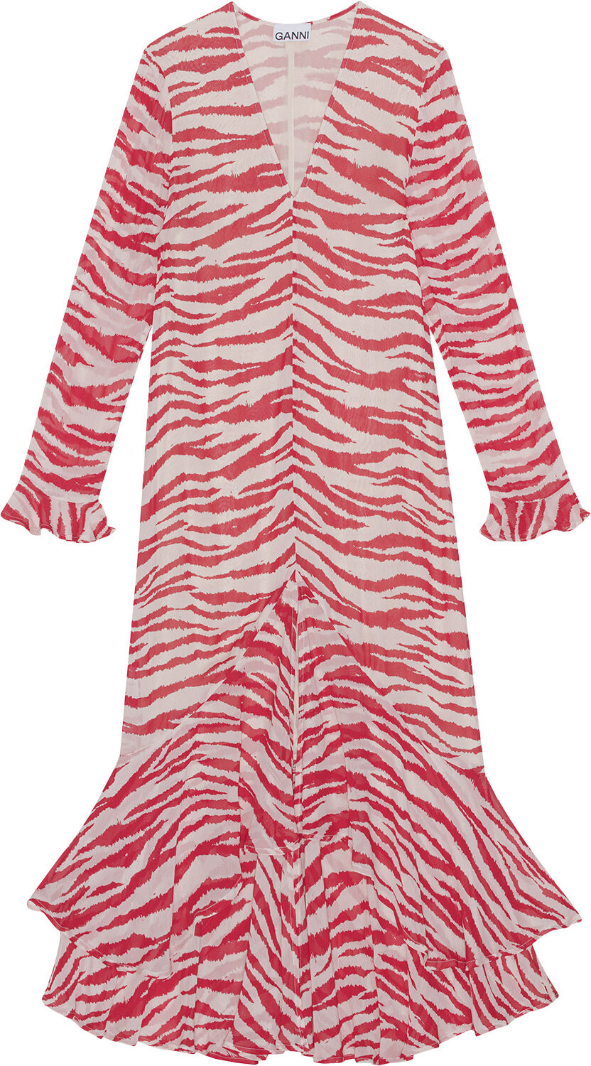 Printed Light Georgette Maxi Dress