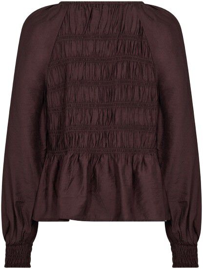 SC-JANICE 2 Bluse M&oslash;rk blomme