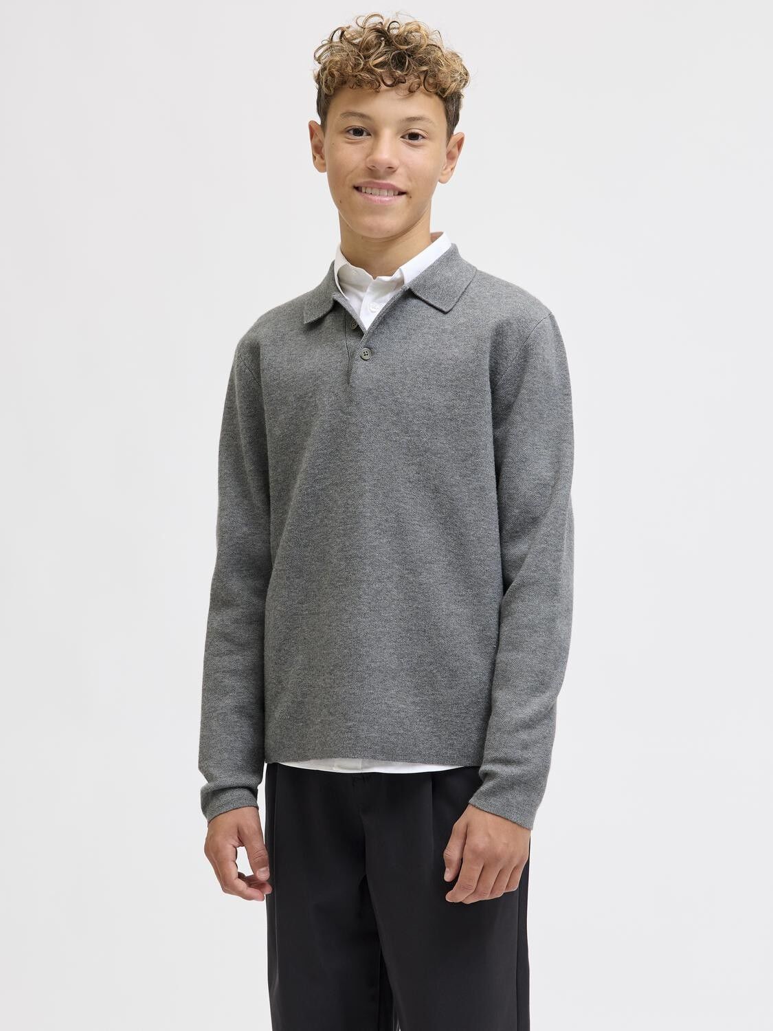 JPRBLABRADFORT KNIT POLO JNR