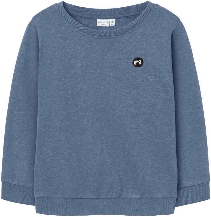 NKMVIMO LS SWEAT BRU NOOS