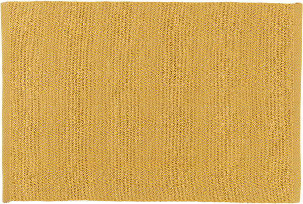 Herringbone Dækkeserviet 43x30 cm gul 82% bomuld recycled, 1