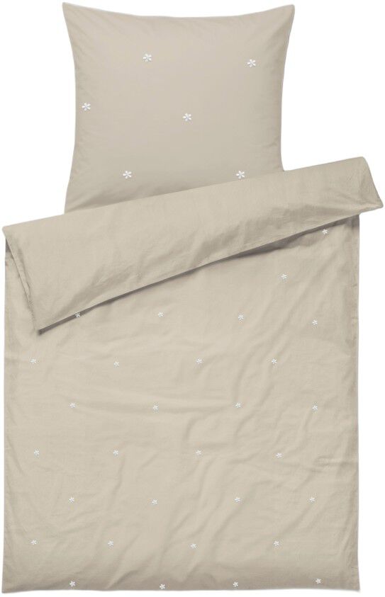 Daisy Senget&oslash;j Baby 70x100 cm sand/hvid