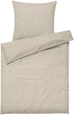 Daisy Sengetøj Baby 70x100 cm sand/hvid