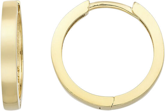 Simple creoler 15mm - Forgyldt