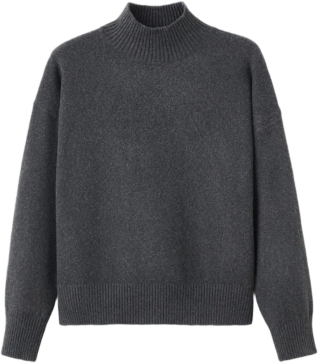 Ribbed turtleneck sweater