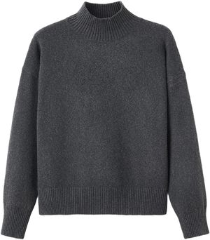 Ribbed turtleneck sweater
