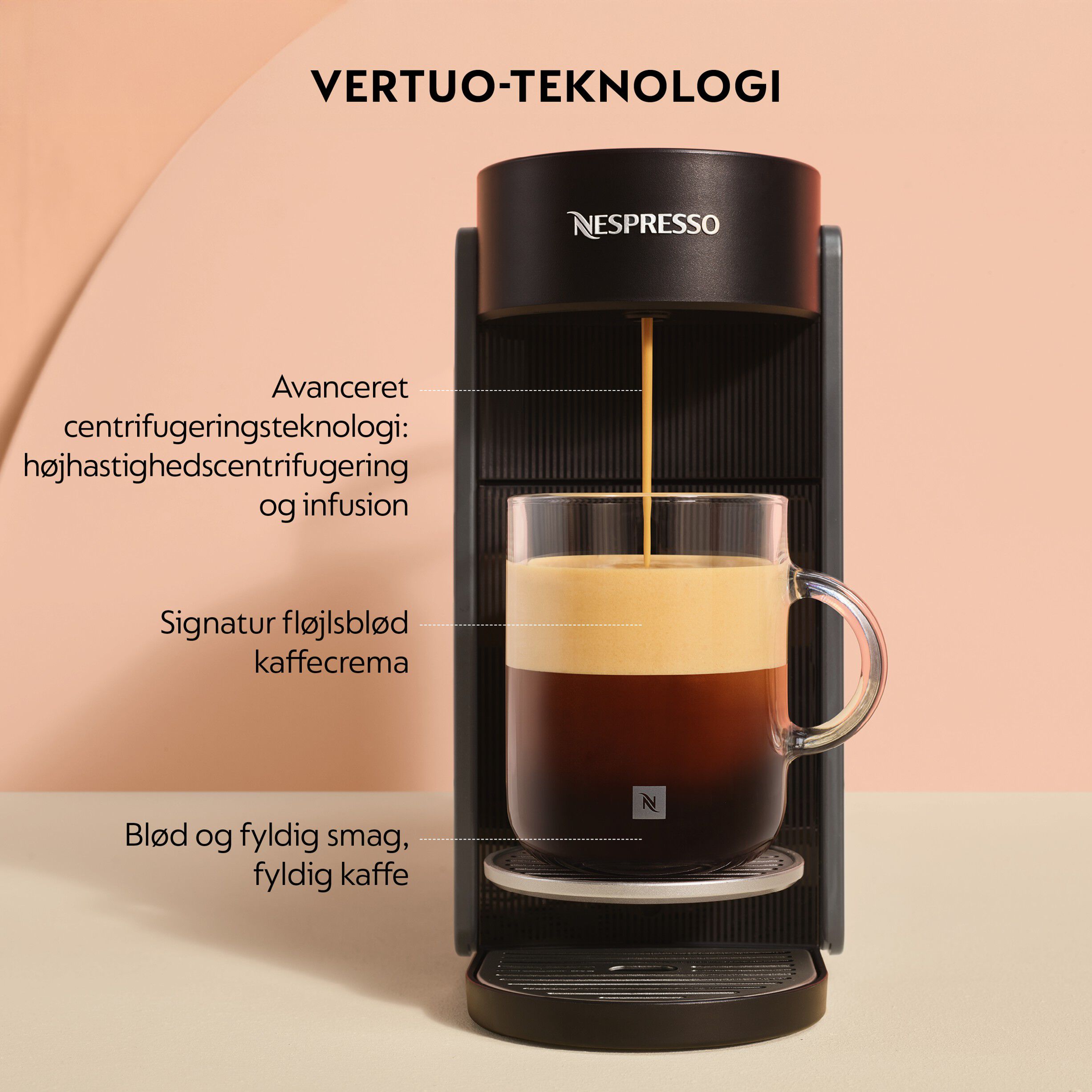 Nespresso Vertuo UP bundle (Gr&aring;)