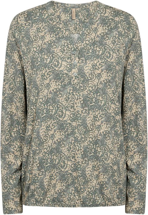 SC-FELICITY AOP 491 Bluse Lysegrøn