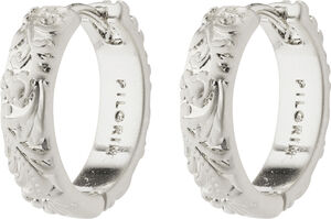 ELFRIDA recycled hoop earrings silver-plated