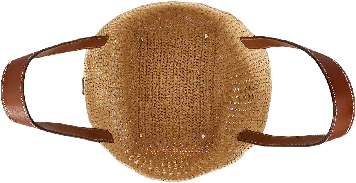 Woven Straw Large Tasha Tote Bag