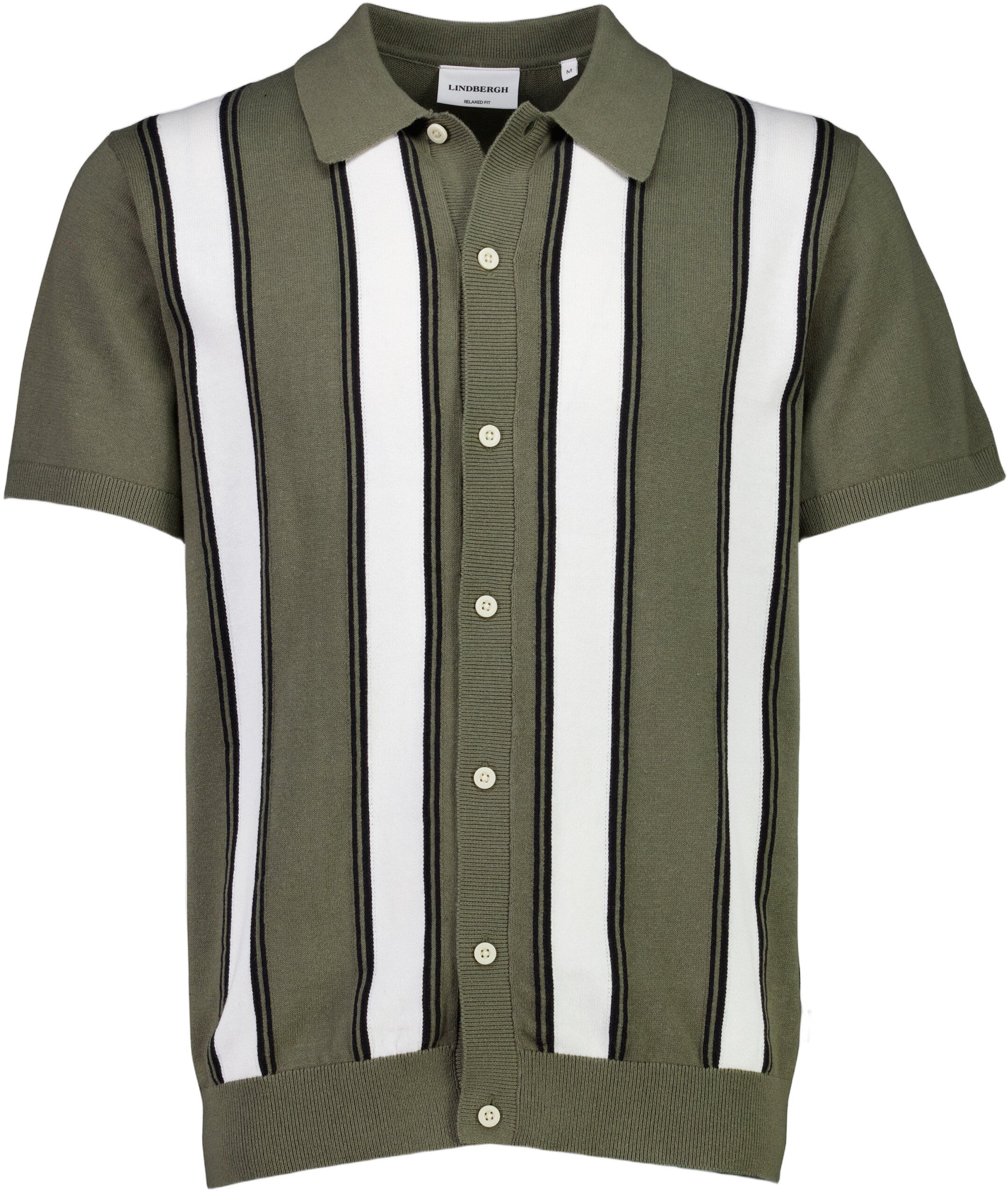 Knitted polo cardigan