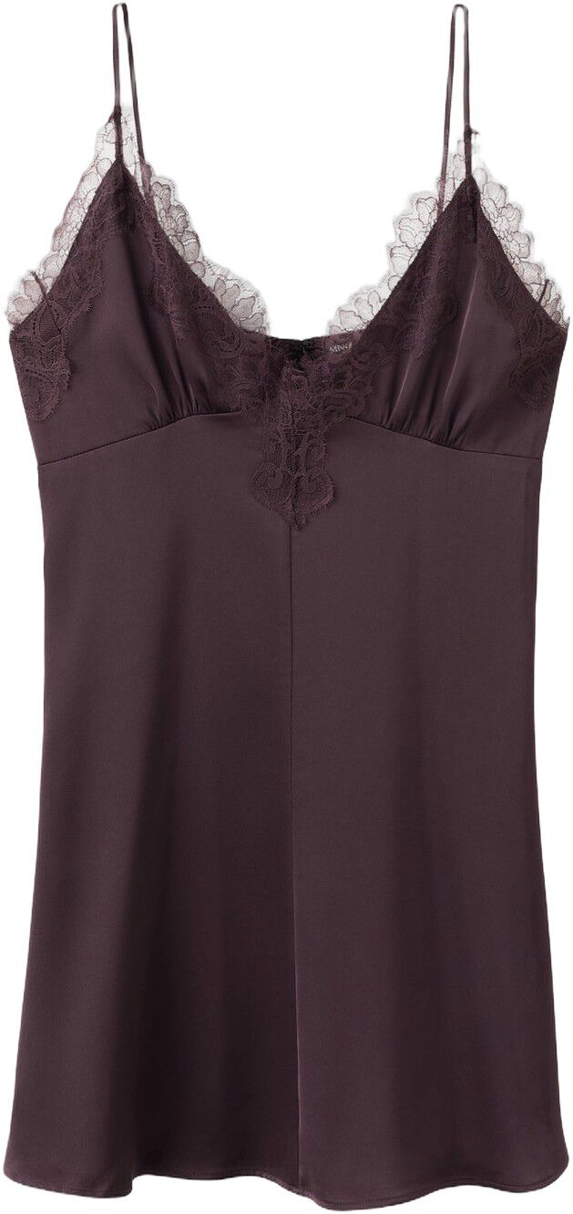 Satin lace dress
