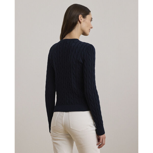 Cable-Knit Cotton Cardigan