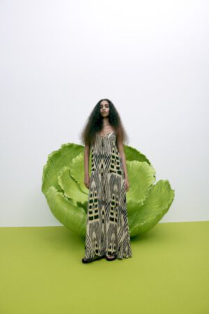 Ikat V-dress - Annebeth