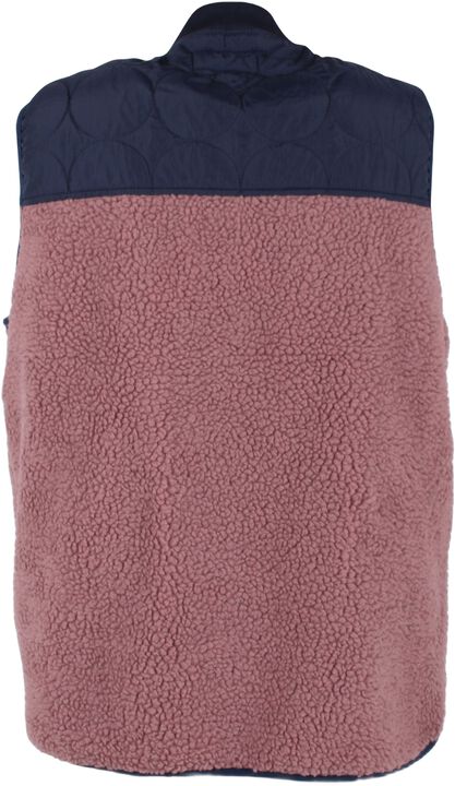 Danewalnut Fleece Bodywarmer Dk Navy/Rose Beige