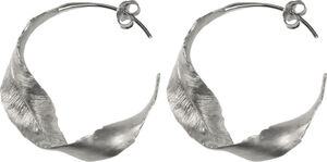 Twisted leaf earrings