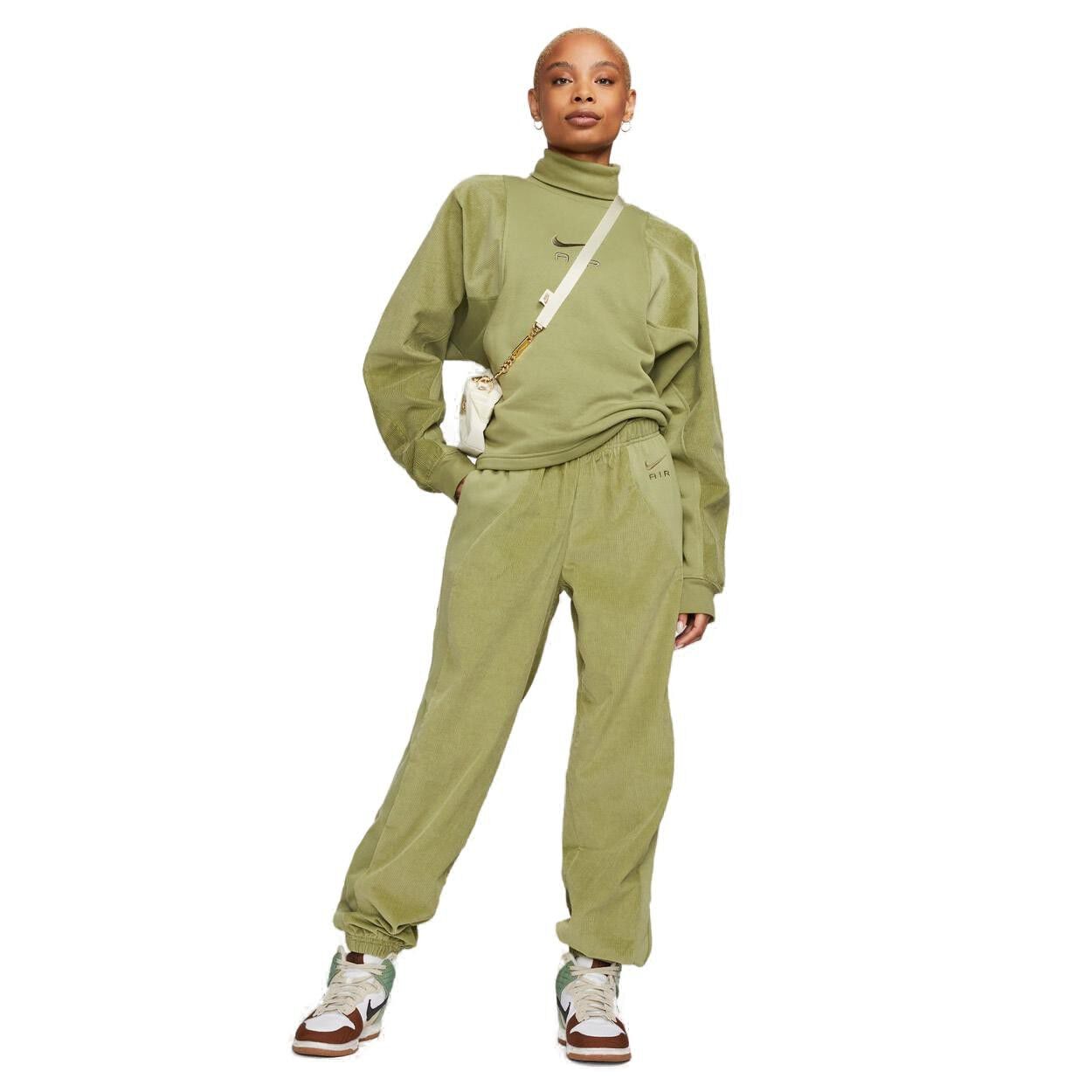 Air High-Waisted Corduroy Fleece bukser