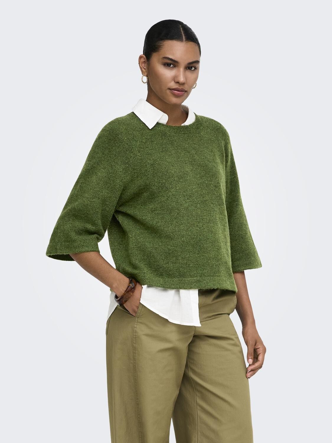 Onlsimoni 3/4 Pullover Knt Noos