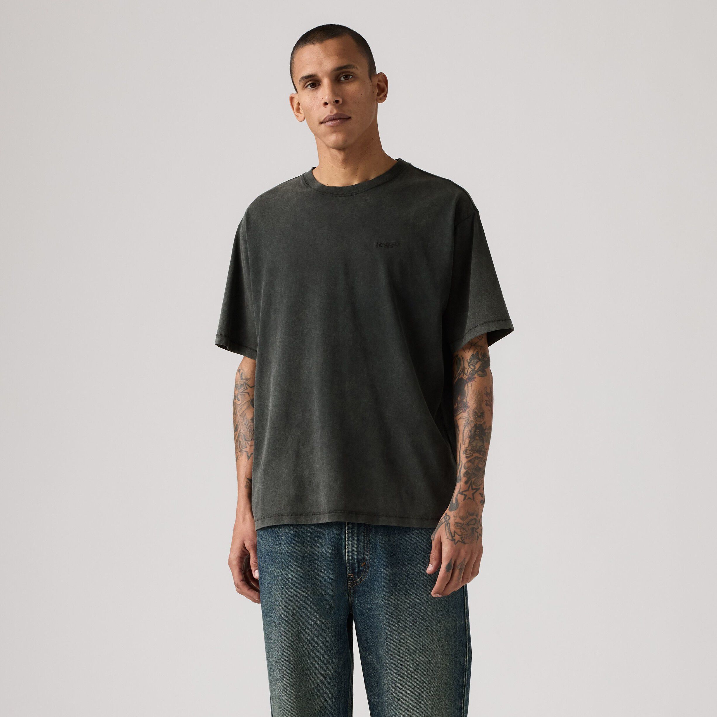 RED TAB VINTAGE TEE WEATHERED