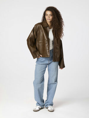 Titan Faux Leather Jacket