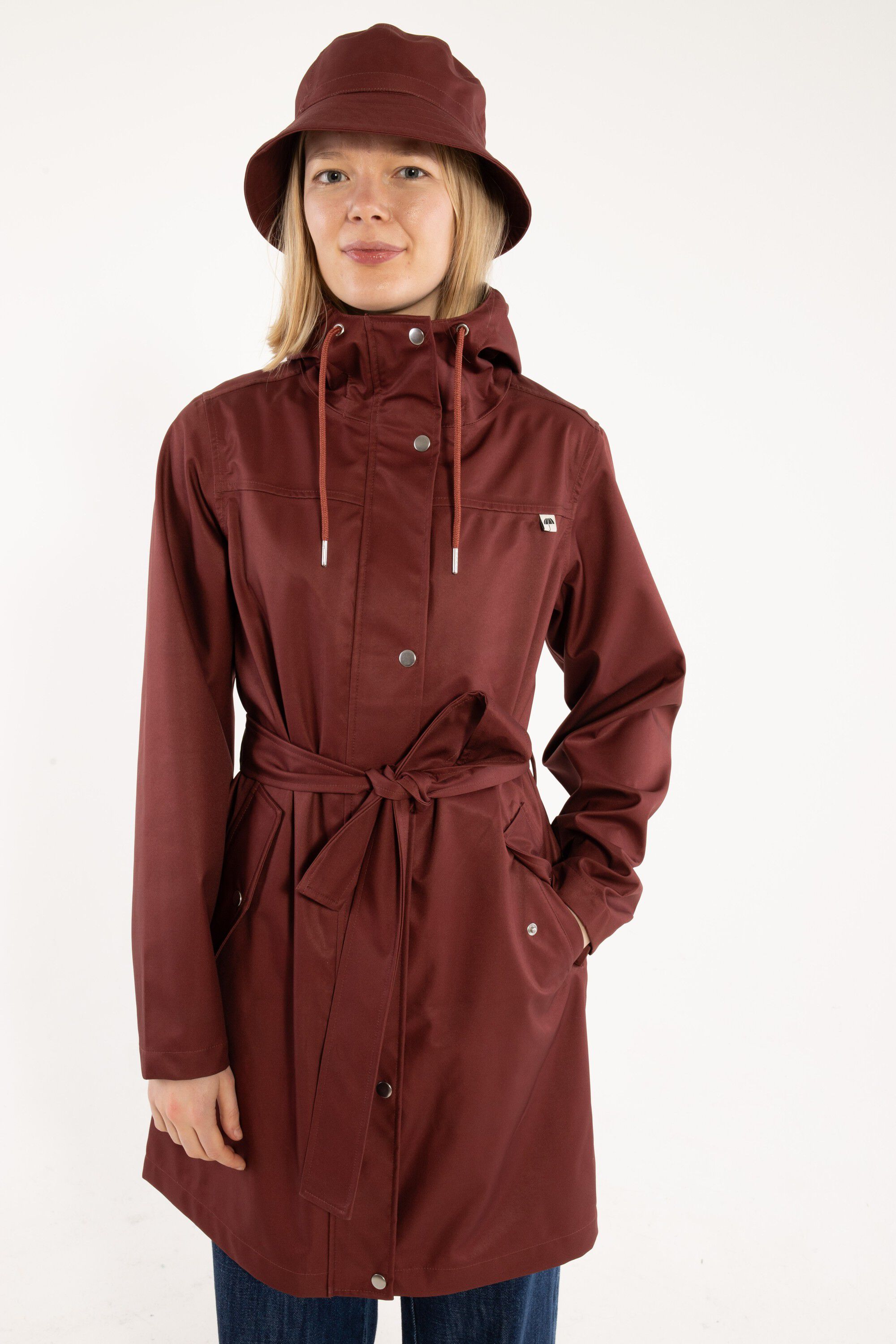 Danerainlover Raincoat Dark Brick