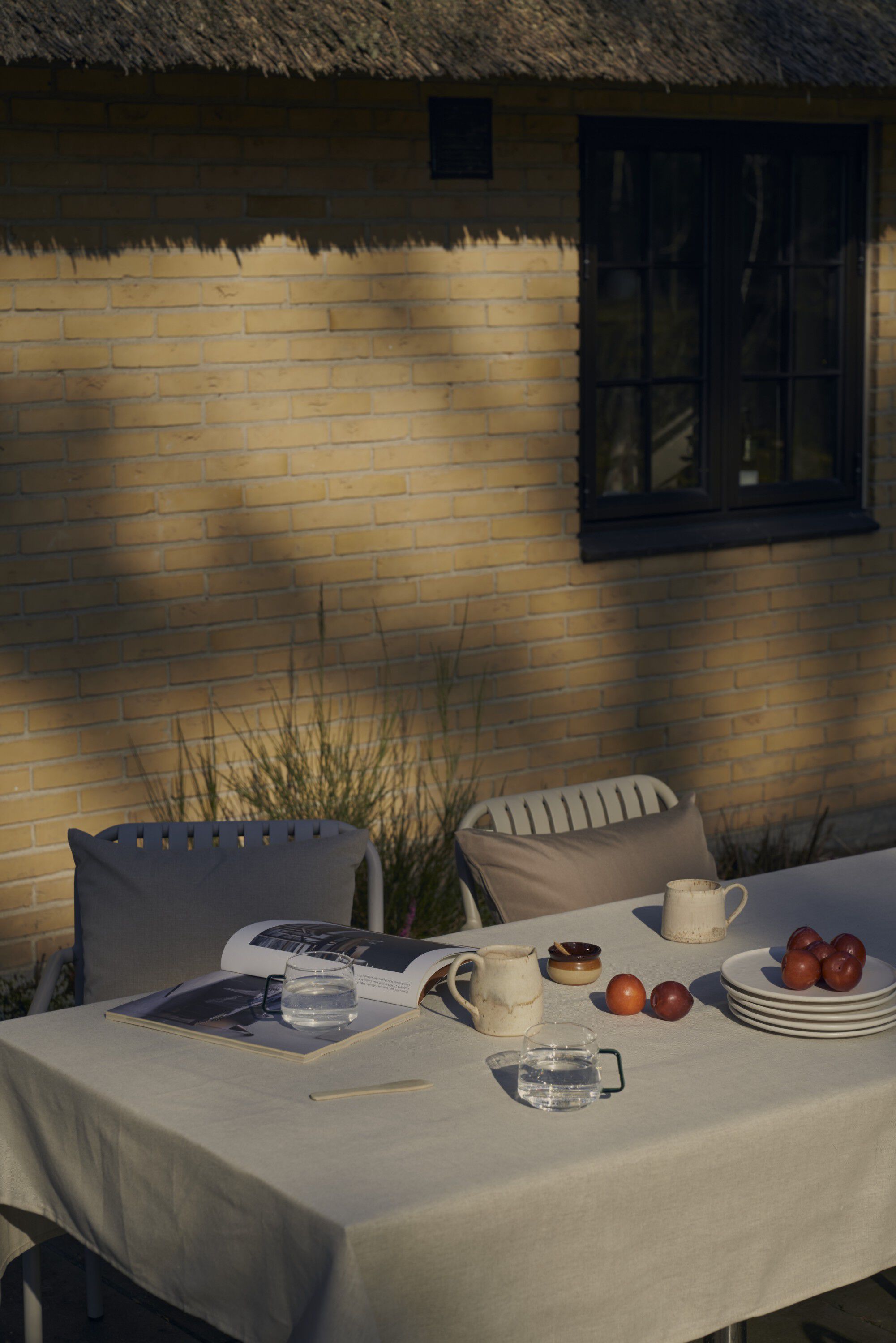 Fossflakes udend&oslash;rspude 50x50 cm. Antracitgr&aring;