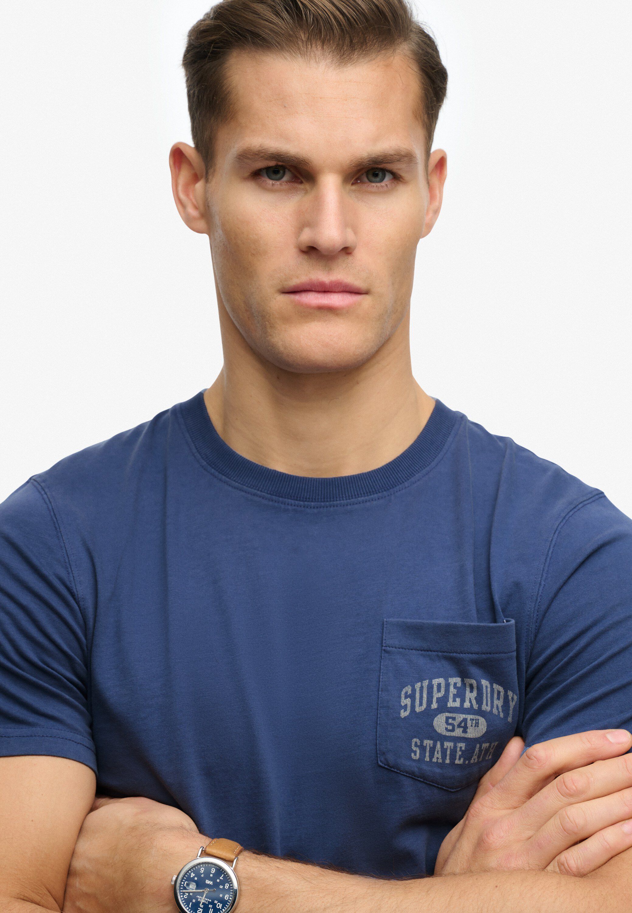 VINTAGE PREP RELAXED PCKET TEE