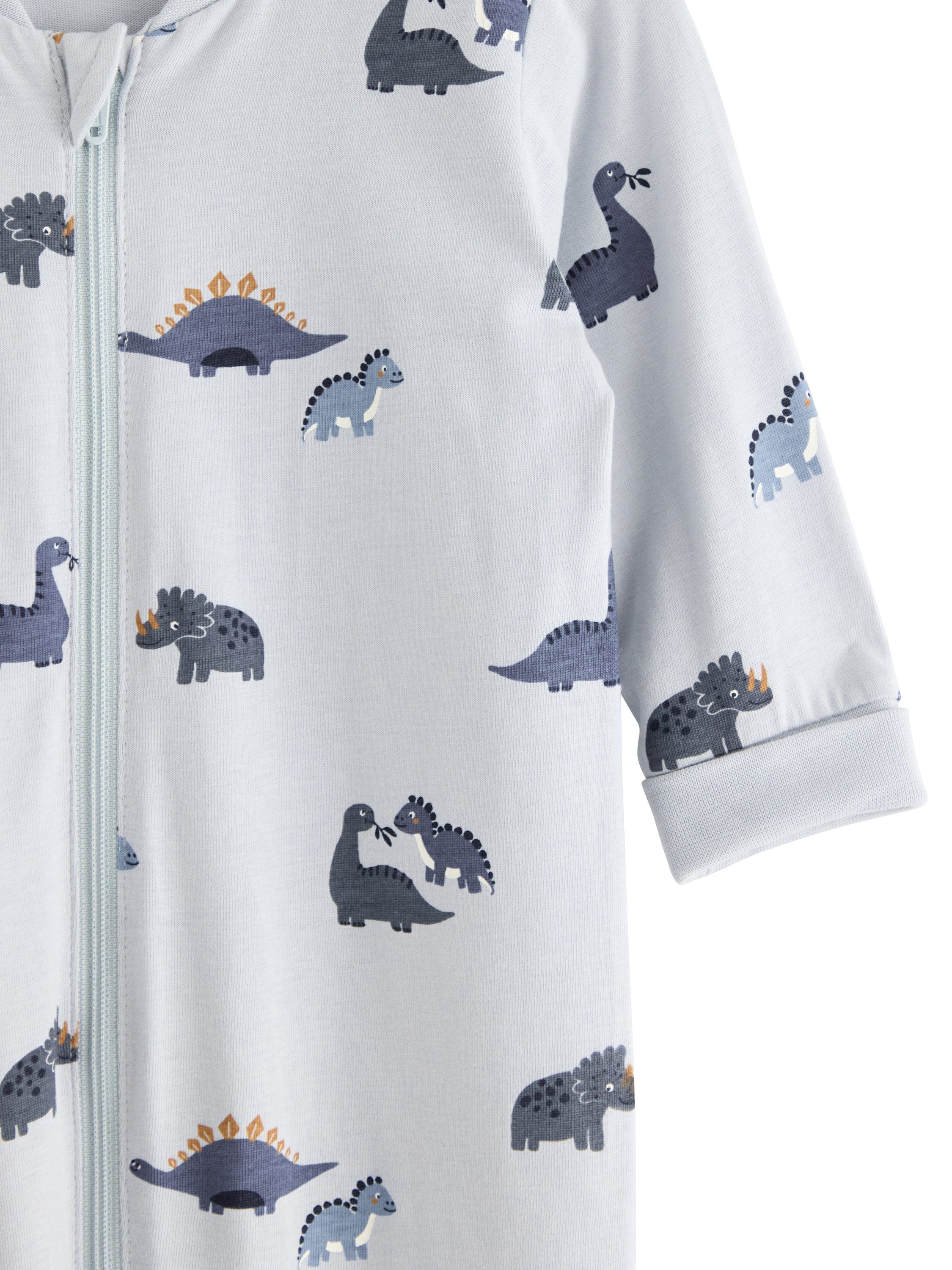 Behagelig pyjamas i bl&oslash;d bomuld med