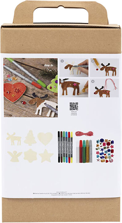 DIY Kit Julepynt, Farvelægning