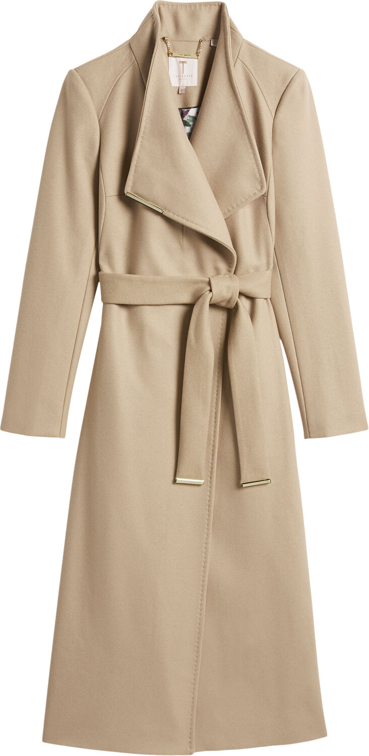 ROSELL Long Length Wool Wrap Coat
